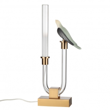 Настольная лампа Odeon Light L-Vision Lark 5431/2TL в стиле модерн, цвет латунь
