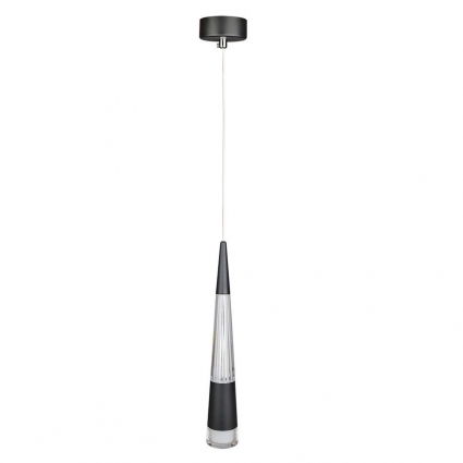 Подвесной светодиодный светильник Arte Lamp Sabik A6576SP-1BK в стиле Хай-тек, цвет черный