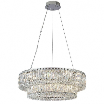 Подвесной светильник Newport Valencia 8450+18/S chrome М0070078 в классическом стиле, цвет хром