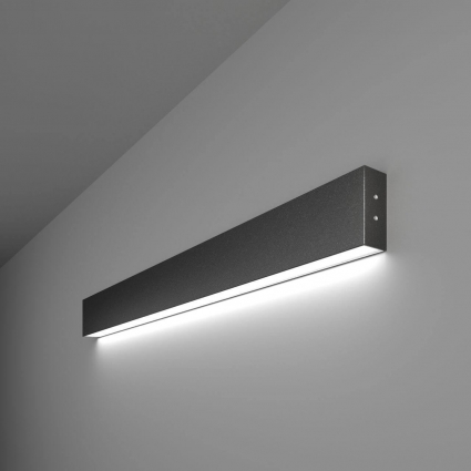Настенный светодиодный светильник Elektrostandard LSG-02-1-8x78-6500-MSh a042941 в современном стиле, цвет черный