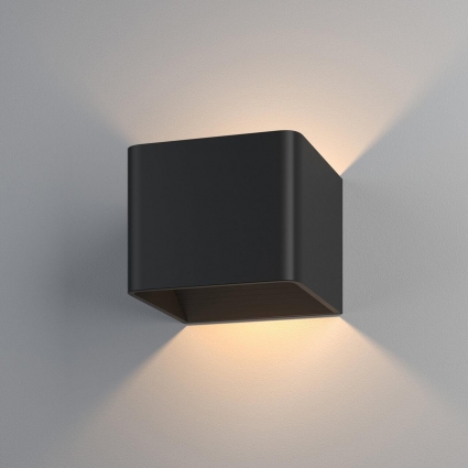 Настенный светодиодный светильник Elektrostandard Corudo Led черный MRL Led 1060 a053071 в современном стиле, цвет черный