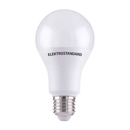 Лампа светодиодная Elektrostandard E27 20W 6500K матовая a052540 цвет белый, мощность 10 Вт