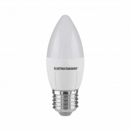 Лампа светодиодная Elektrostandard E27 6W 6500K матовая a048678 цвет белый