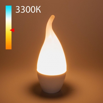 Лампа светодиодная Elektrostandard E14 6W 3300K матовая a055339 цвет матовый
