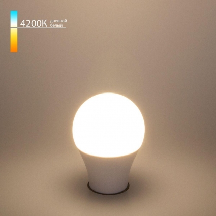 Лампа светодиодная Elektrostandard E27 7W 4200K матовая BLE2766 a060103 цвет белый