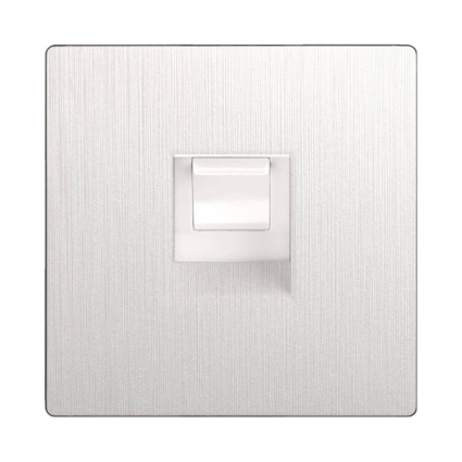 Розетка Werkel Ethernet RJ-45 перламутровый рифленый W1181013 4690389172717 в современном стиле