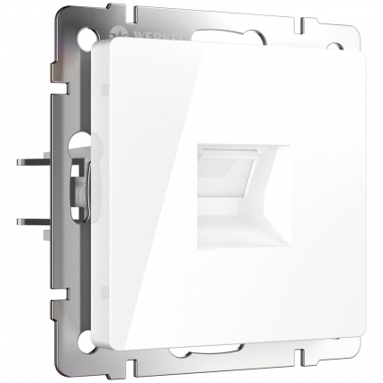 Розетка Werkel Ethernet RJ-45 белая W1181001 4690389155369 цвет белый