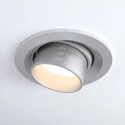Встраиваемый светодиодный светильник Elektrostandard 9920 LED 15W 4200K серебро a052479 в современном стиле, цвет серебро