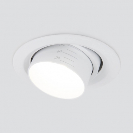 Встраиваемый светодиодный светильник Elektrostandard 9920 LED 15W 4200K белый a052463 в современном стиле, цвет белый