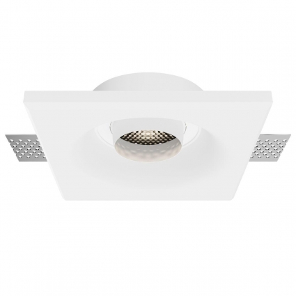Встраиваемый светильник Maytoni Technical Gyps Modern DL006-GU10-RD-W цвет белый