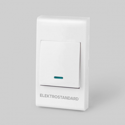 Кнопка для проводного звонка Elektrostandard 26021/00 белый a055437 в современном стиле, цвет белый