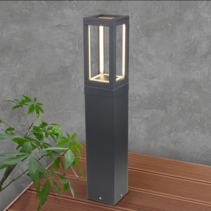 Уличный светодиодный светильник Elektrostandard Frame 1529 Techno Led серый a051860 в стиле Хай-тек, цвет серый