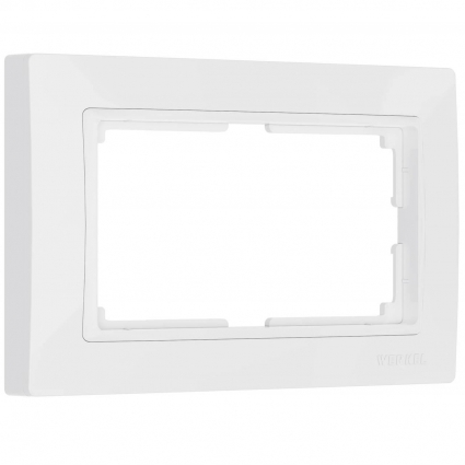 Рамка для двойной розетки Werkel Snabb basic белый W0082001 4690389161490 цвет белый