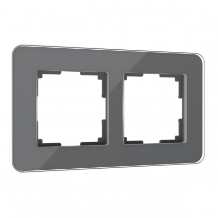 Рамка Werkel Elite на 2 поста графит W0022440 4690389180705 в современном стиле, цвет графит