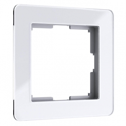 Рамка Werkel Acrylic на 1 пост белый W0012701 4690389184819 в современном стиле, цвет белый