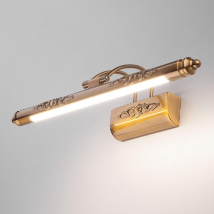 Подсветка для картин Elektrostandard Schelda LED 8W 1010 IP20 бронзовая a037487 в классическом стиле, цвет бронза