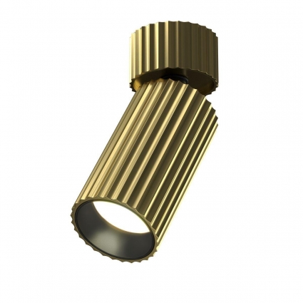 Спот Maytoni Technical Calipso C108CL-01-GU10-BS в современном стиле, цвет латунь
