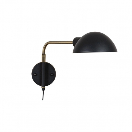 Бра Arte Lamp Zetta A7055AP-1BK в стиле лофт, цвет черный, мощность 60 Вт