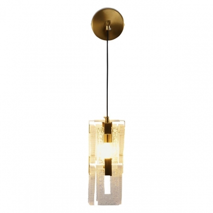 Бра Moderli Lilly V11078-1W в стиле арт-деко, цвет латунь, мощность 60 Вт