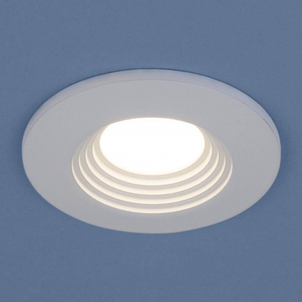 Встраиваемый светодиодный светильник Elektrostandard 9903 LED 3W COB WH белый a038445 в современном стиле, цвет белый
