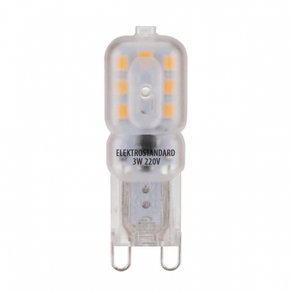 Лампа светодиодная филаментная Elektrostandard G9 3W 4200K прозрачная a049867 цвет прозрачный