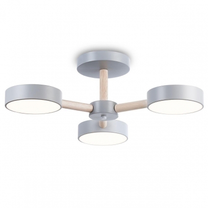 Потолочная светодиодная люстра Ambrella light Comfort LineTech FL4822 цвет серый, мощность 40 Вт
