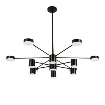 Подвесная светодиодная люстра Kink Light Мекли 07649-13D,19, в стиле Хай-тек, цвет черный