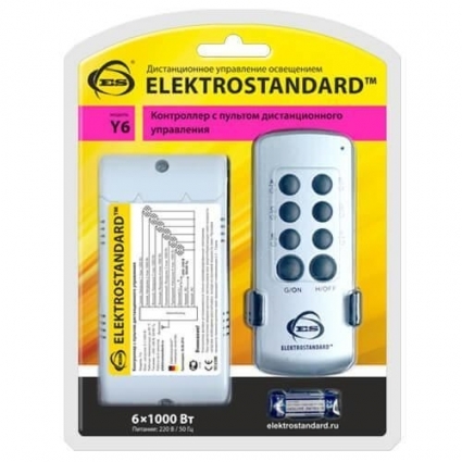 Пульт управления светом Y6 Elektrostandard a031675 цвет серебро, мощность 6000 Вт