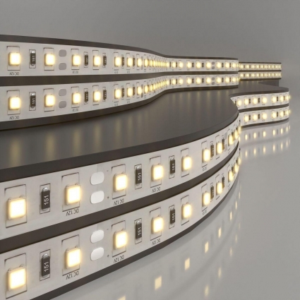 Светодиодная лента Elektrostandard 14,4W/m 60LED/m 5050SMD теплый белый 5M a027839, мощность 72 Вт