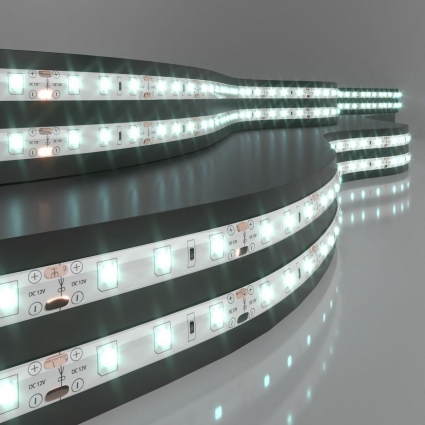Светодиодная влагозащищенная лента Elektrostandard 4,8W/m 60LED/m 2835SMD холодный белый 5M a040996, мощность 24 Вт