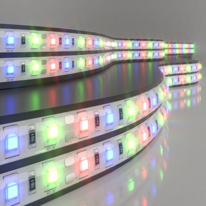 Светодиодная влагозащищенная лента Elektrostandard 14,4 W/m 60LED/m 5050SMD RGB 5M a034876, мощность 72 Вт