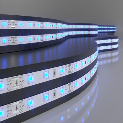 Светодиодная влагозащищенная лента Elektrostandard 4,8W/m 60LED/m 2835SMD синий 5M a040999, мощность 24 Вт