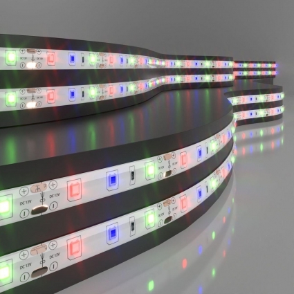 Светодиодная влагозащищенная лента Elektrostandard 4,8W/m 60LED/m 2835SMD RGB 5M a050579, мощность 24 Вт