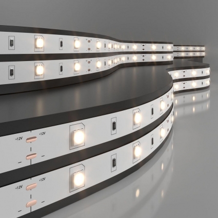 Светодиодная лента Elektrostandard 7,2W/m 30LED/m 5050SMD теплый белый 5M a050581, мощность 36 Вт