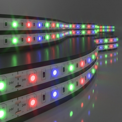 Светодиодная влагозащищенная лента Elektrostandard 14,4W/m 60LED/m 5050SMD RGB 5M a052978, мощность 72 Вт