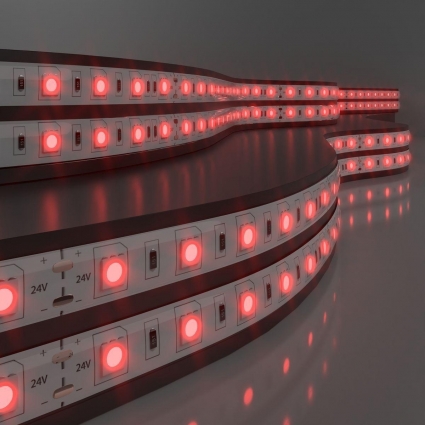 Светодиодная влагозащищенная лента Elektrostandard 14,4W/m 60LED/m 5050SMD красный 5M a052974, мощность 72 Вт