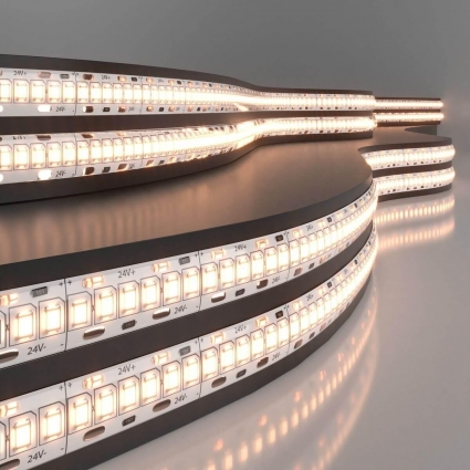 Светодиодная влагозащищенная лента Elektrostandard 16W/m 240LED/m 2835SMD тёплый белый 5M a052991 мощность 80 Вт