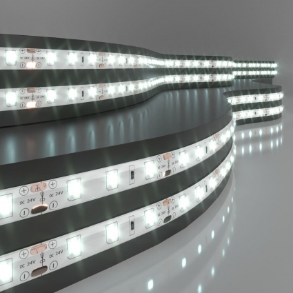 Светодиодная влагозащищенная лента Elektrostandard 4,8W/m 60LED/m 2835SMD холодный белый 5M a052958, мощность 24 Вт