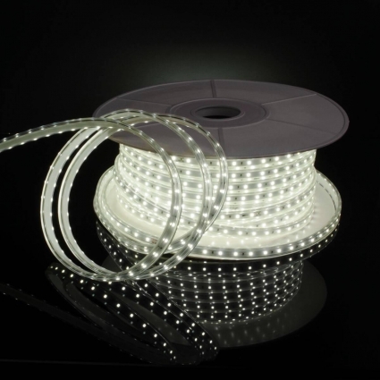 Светодиодная влагозащищенная лента Elektrostandard 8W/m 60LED/m 2835SMD холодный белый 50M a053638 мощность 400 Вт