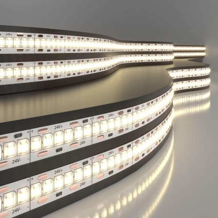 Светодиодная лента Elektrostandard 24W/m 240LED/m 2835SMD тёплый белый 5M a052979 мощность 120 Вт
