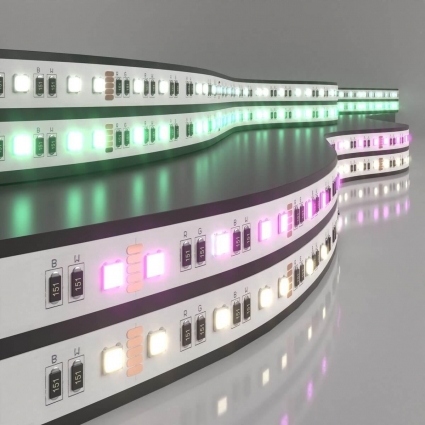 Светодиодная лента Elektrostandard 24W/m 60LED/m 5050SMD MIX RGB/дневной белый 5M a053702 мощность 120 Вт