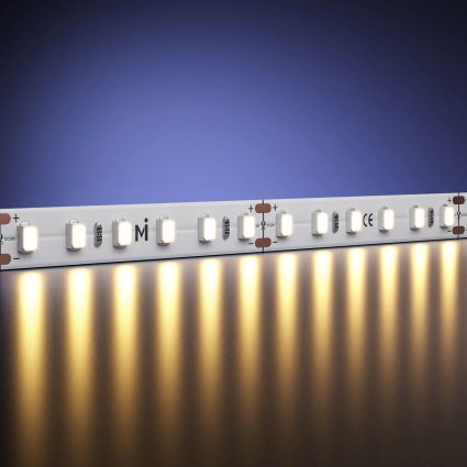 Светодиодная лента Maytoni 14,4W/m 120LED/m 2835SMD теплый белый 5M 201087, цвет белый, мощность 72.00 Вт