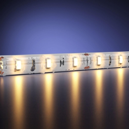 Светодиодная влагозащищенная лента Maytoni 4,8W/m 60LED/m 2835SMD теплый белый 5M 201005, цвет белый, мощность 24.00 Вт