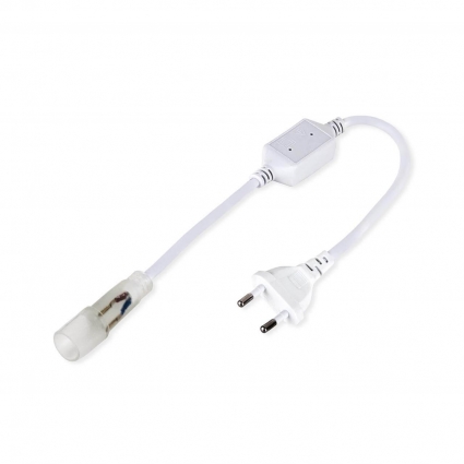 Сетевой шнур для неона Elektrostandard 220V 2835 круглого 16мм SSH-6 a043628 в современном стиле, цвет белый