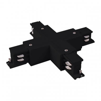 Коннектор X-образный Elektrostandard TRC-1-3-X-BK a039509 в современном стиле, цвет черный