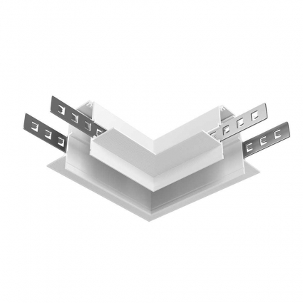 Коннектор L-образный Maytoni Technical Exility Busbur TRACL034-42W-R цвет белый