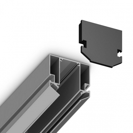 Заглушка Ambrella Light Track System Magnetic 220V (2шт) GL1064 цвет черный