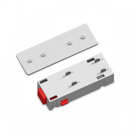 Коннектор питания прямой Ambrella Light Track System Magnetic 220V GL1105 цвет белый