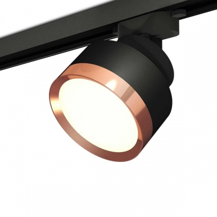 Комплект трекового светильника Ambrella light Track System XT (A2526, A2106, C8102, N8126) XT8102005, в современном стиле, цвет черный