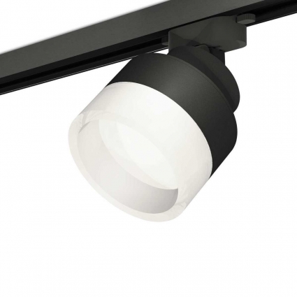 Комплект трекового светильника Ambrella light Track System XT (A2526, A2106, C8102, N8401) XT8102020, в современном стиле, цвет черный